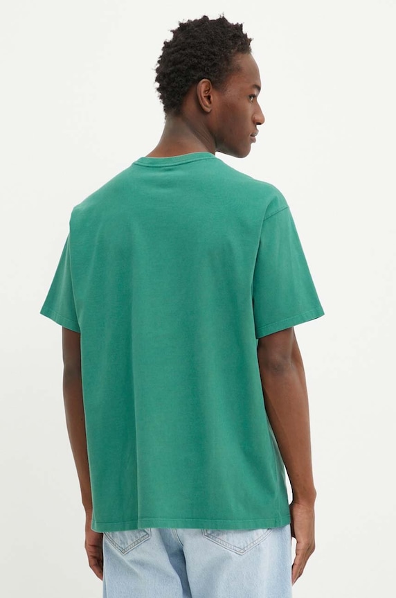 Odzież Levi's t-shirt męski bawełniany 87373 zielony