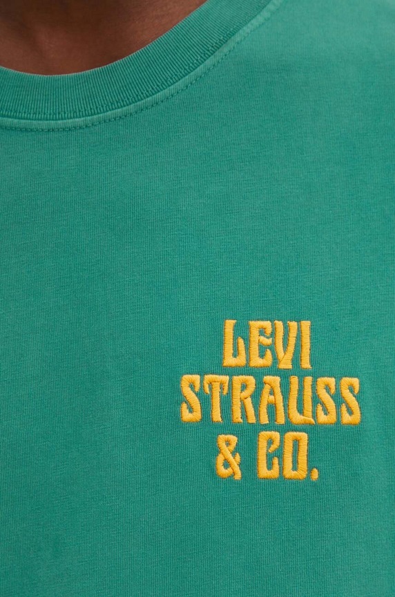 Levi's t-shirt męski bawełniany 87373 zielony