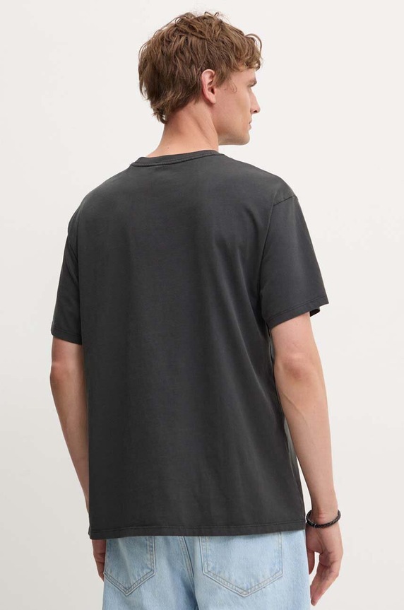Ρούχα Levi's T-shirt ανδρικό βαμβακερό 87373 γκρί