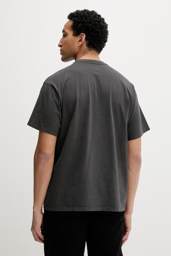Ρούχα Levi's t-shirt ανδρικό βαμβακερό VINTAGE FIT GRAPHIC 87373 γκρί
