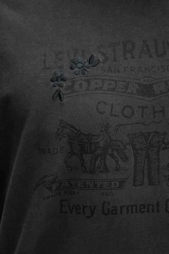 Levi's t-shirt ανδρικό βαμβακερό VINTAGE FIT GRAPHIC 87373 γκρί