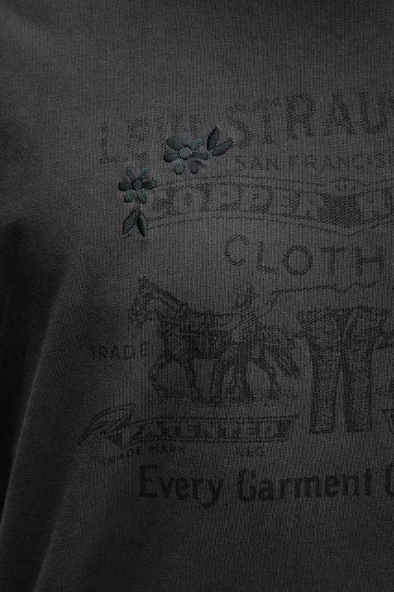 Levi's t-shirt ανδρικό βαμβακερό VINTAGE FIT GRAPHIC 87373 γκρί