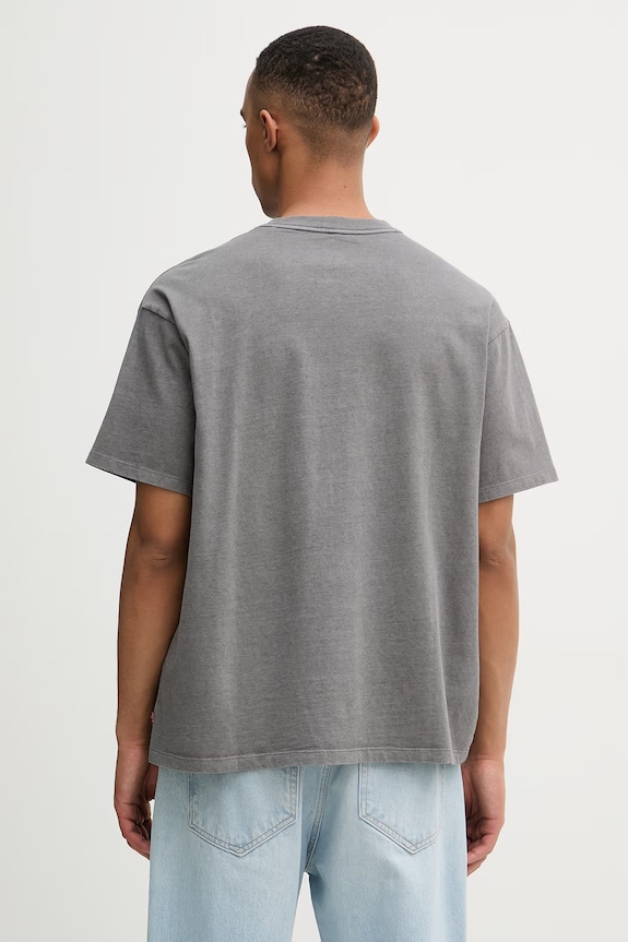 Ρούχα Levi's t-shirt ανδρικό βαμβακερό VINTAGE FIT GRAPHIC 87373 γκρί