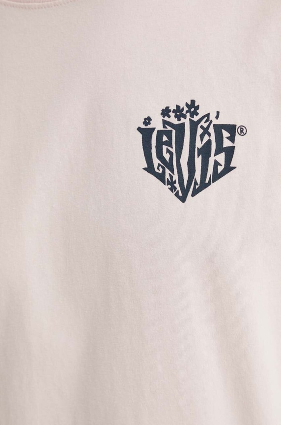 Levi's t-shirt bawełniany A5805 różowy