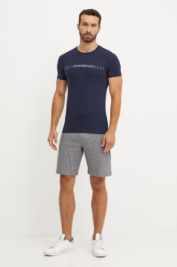 Homewear majica kratkih rukava Emporio Armani Underwear 111035.4F729 mornarsko plava AW24