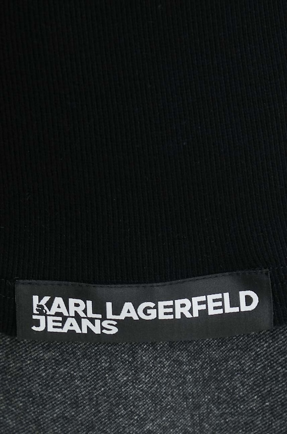 Tričko Karl Lagerfeld Jeans 245D1707 čierna