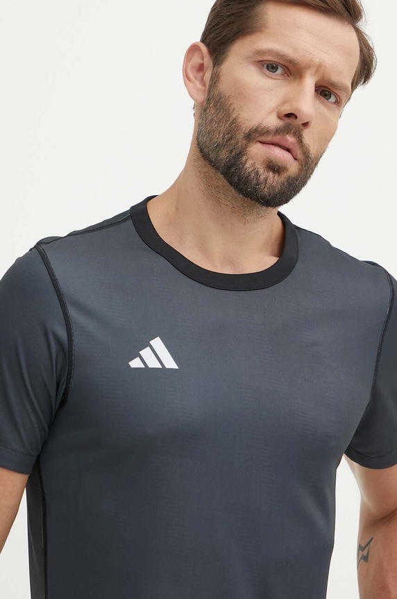 adidas Performance tricou de antrenament cu două fețe Game and Go Reversible 24 negru IN4314