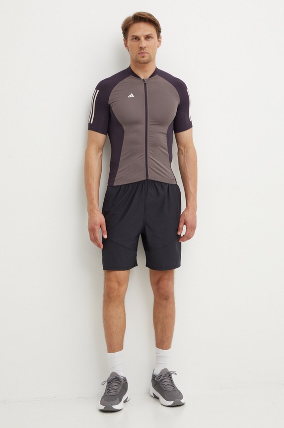 Cyklistické tričko adidas Performance Essentials IT3425 šedá AW24