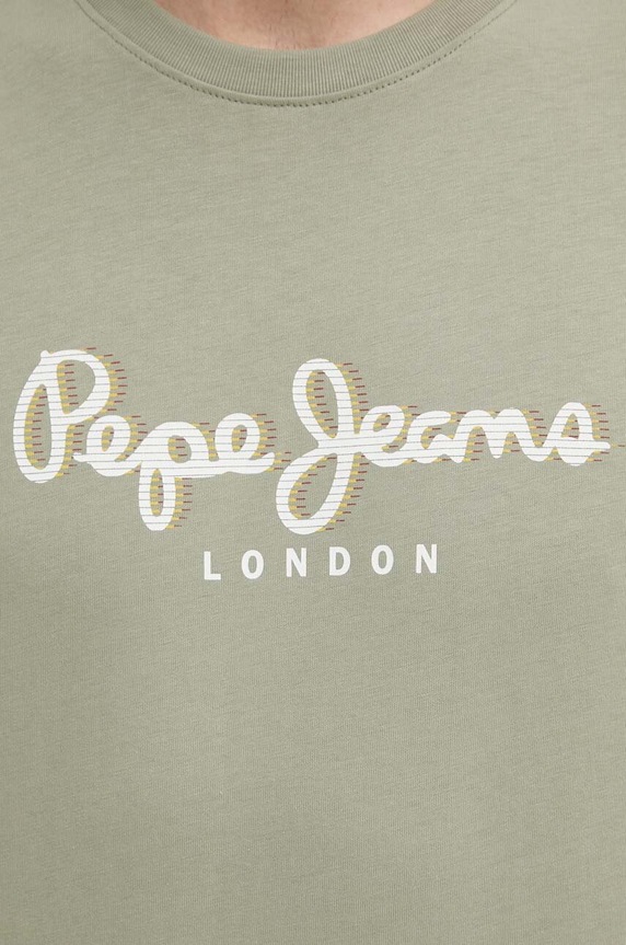 Pamučna majica Pepe Jeans ABEL PM509428 zelena