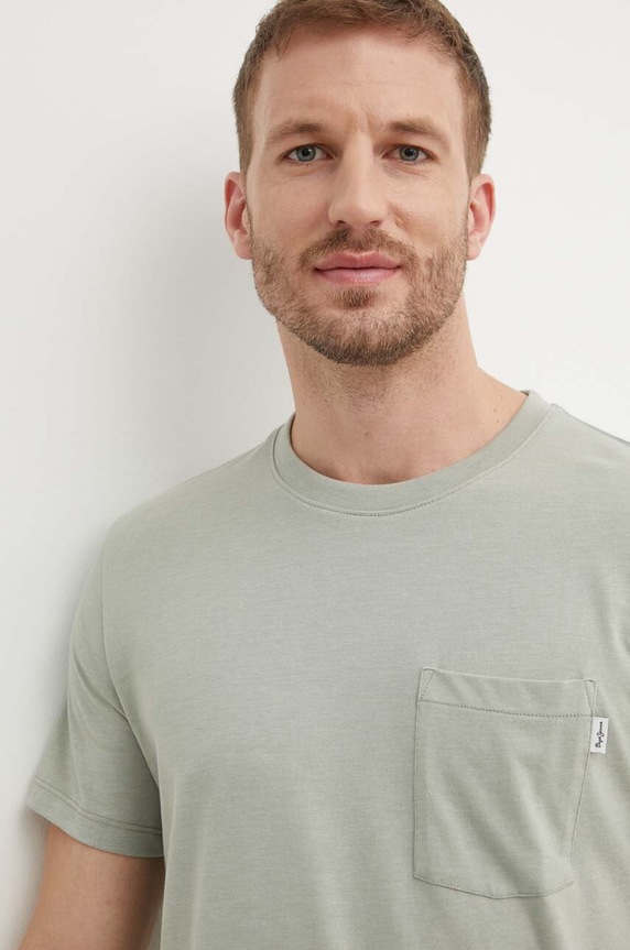Pepe Jeans t-shirt MANS TEE zielony PM509434