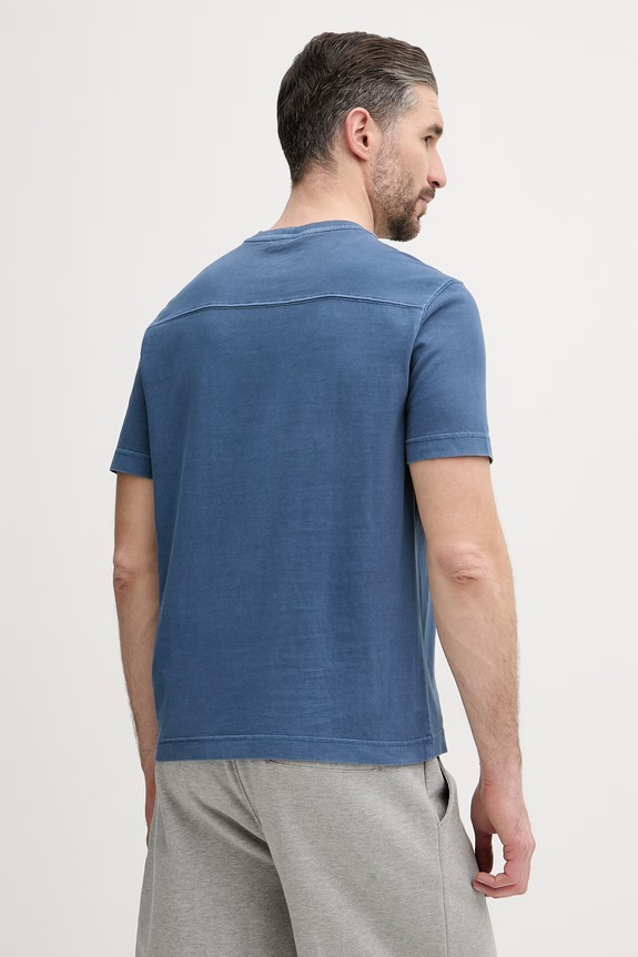 Îmbrăcăminte United Colors of Benetton tricou pentru bărbați, din bumbac 3ZITU1098 albastru