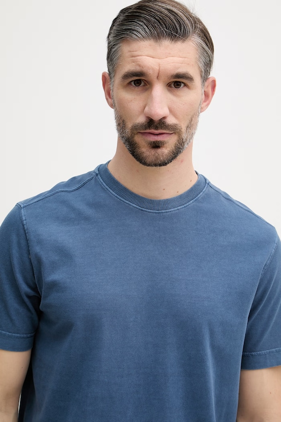United Colors of Benetton tricou pentru bărbați, din bumbac albastru 3ZITU1098