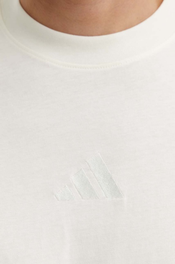 Bavlnené tričko adidas All SZN béžová IV5217