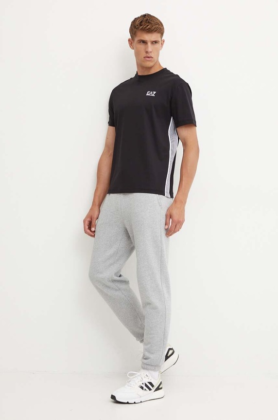 Tričko EA7 Emporio Armani PJOLZ.6DPT19.1200 černá AW24