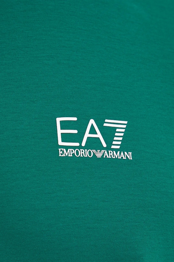 EA7 Emporio Armani tricou din bumbac PJOLZ.6DPT19.1823 verde