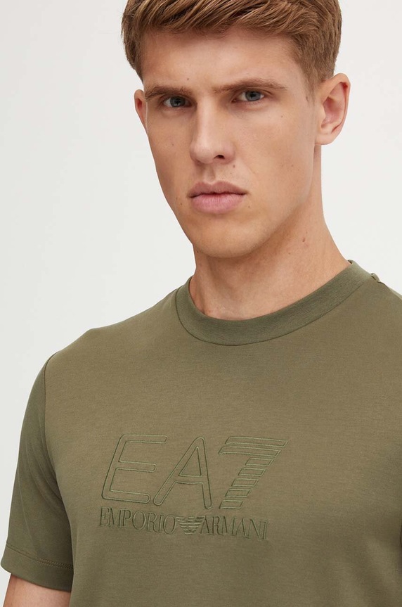 EA7 Emporio Armani t-shirt zielony PJUJZ.6DPT71.1846
