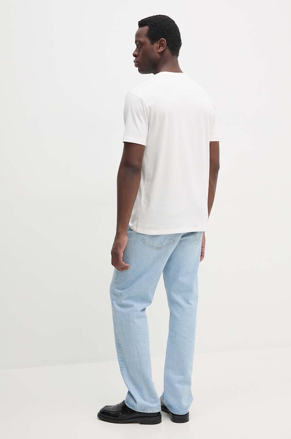 Bavlnené tričko Armani Exchange 6DZTH5.ZJ9JZ biela AW24