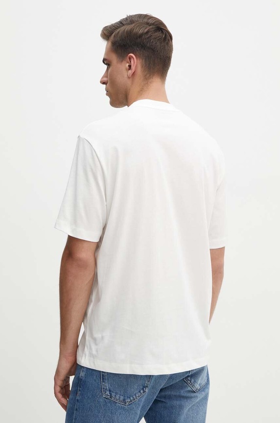 Odzież Armani Exchange t-shirt bawełniany 6DZTHB.ZJ9JZ biały