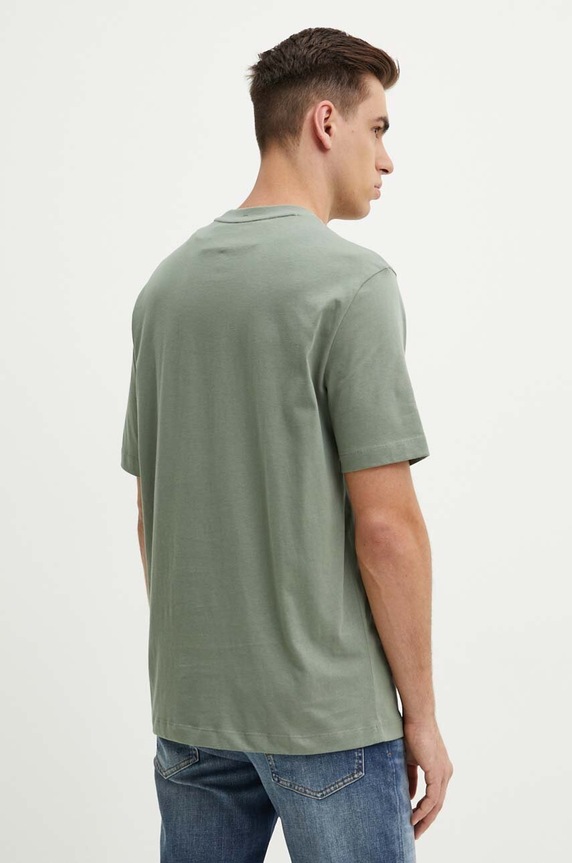 Odzież Armani Exchange t-shirt bawełniany 6DZTHB.ZJ9JZ zielony