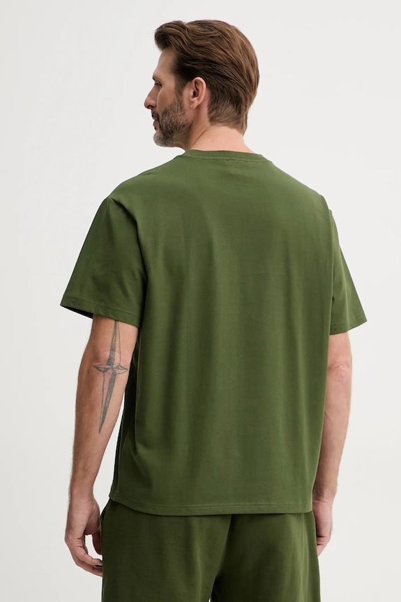 Oblečenie Bavlnené tričko United Colors of Benetton 3MI6U109O zelená
