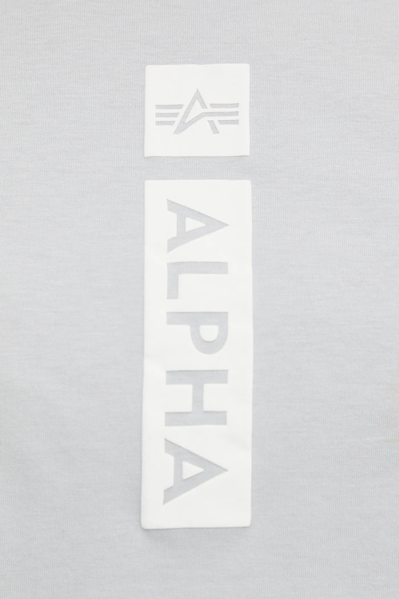 Alpha Industries t-shirt bawełniany szary 146509