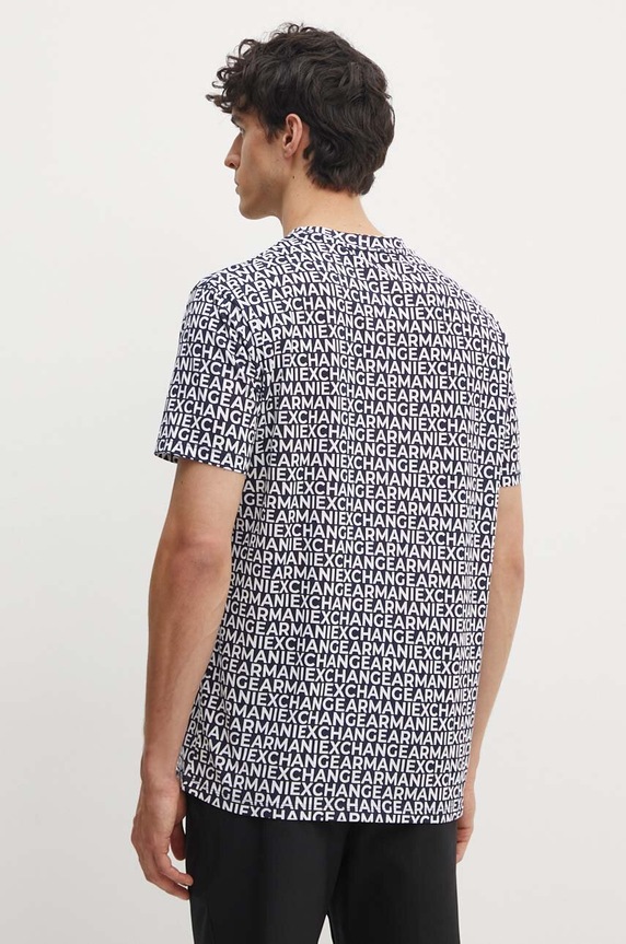 Odzież Armani Exchange t-shirt bawełniany 6DZTJA.ZJH4Z czarny