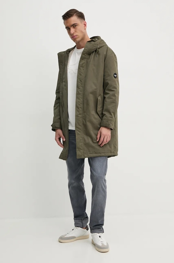 Bavlněné tričko Paul&Shark 14311608 bílá AW24