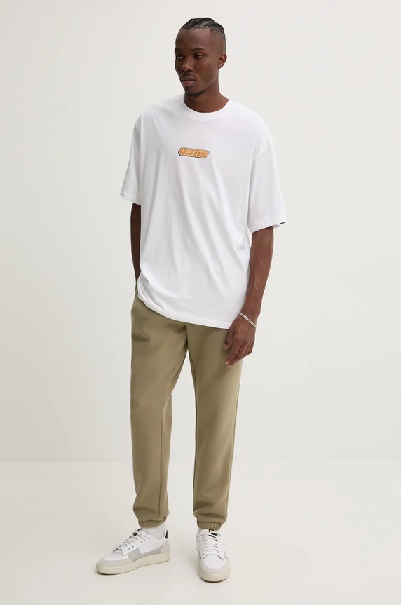 Pamučna majica Vans VN000HFZWHT1 bijela AW24