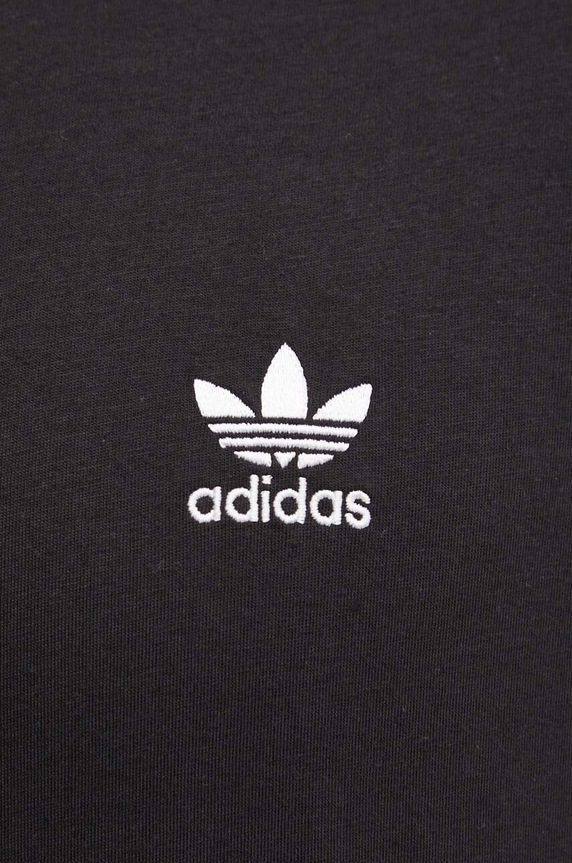Βαμβακερό μπλουζάκι adidas Originals IW5787 μαύρο