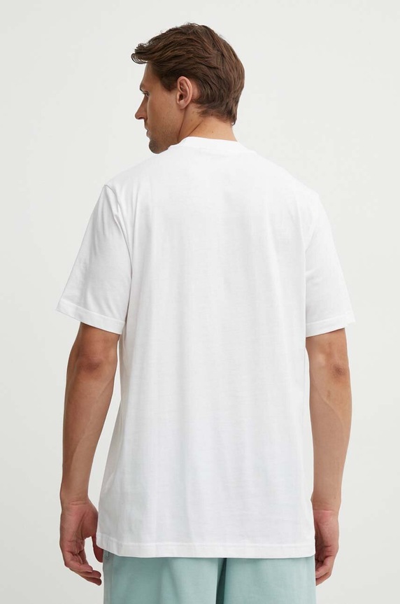 Oblečenie Bavlnené tričko adidas Originals IX9650 biela