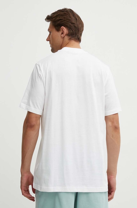 Oblečenie Bavlnené tričko adidas Originals IX9650 biela