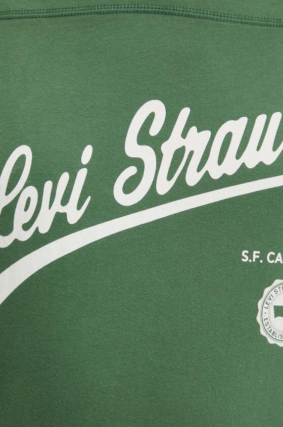 Levi's t-shirt bawełniany A9450 zielony