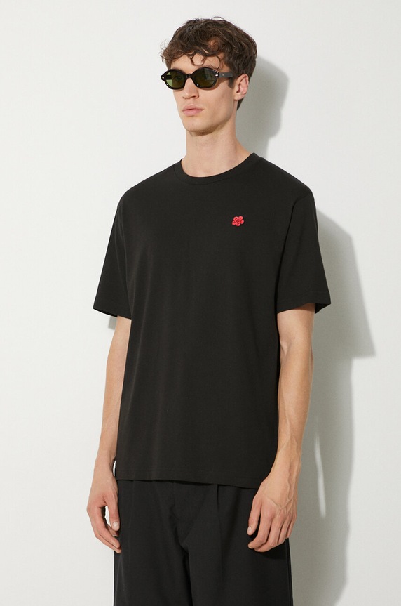 Pamučna majica Kenzo Gots Boke Classic crna FE65TS4744SG.99J