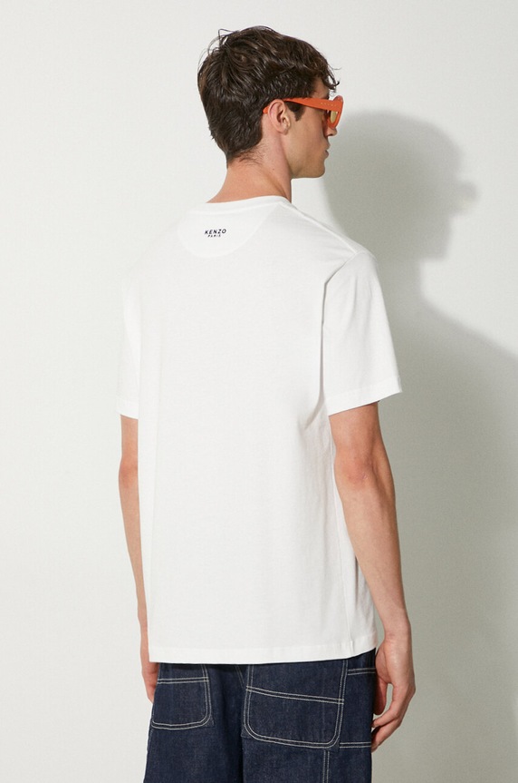Clothing Kenzo cotton t-shirt Gots Boke Classic T-Shirt FE65TS4744SG.02 white