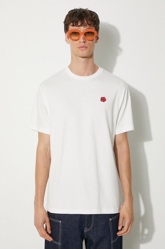 Kenzo cotton t-shirt Gots Boke Classic T-Shirt white FE65TS4744SG.02