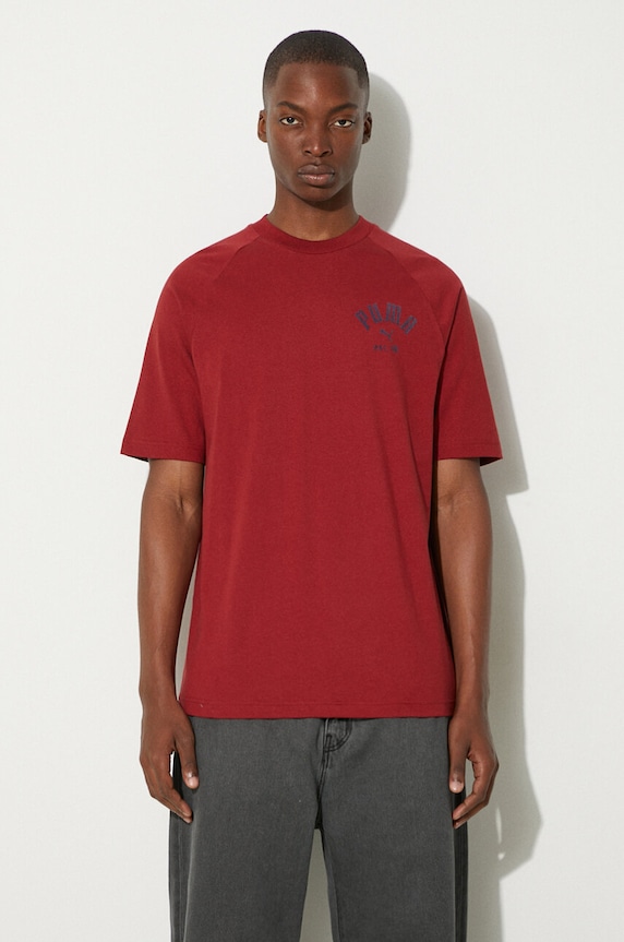 Puma maglietta Classics Play Paris rilassato rosso 626767