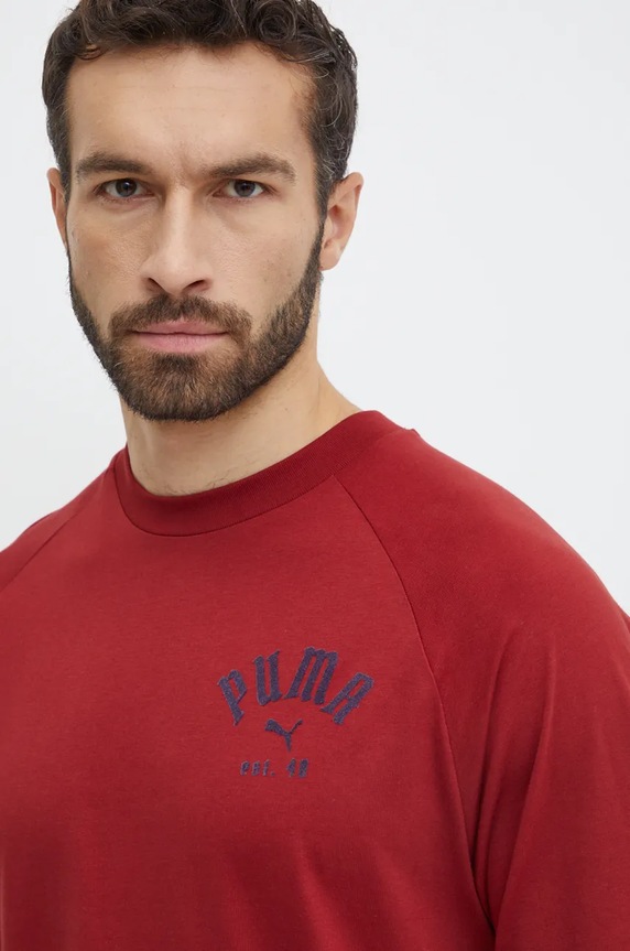 Majica kratkih rukava Puma Classics Play Paris 626767 crvena