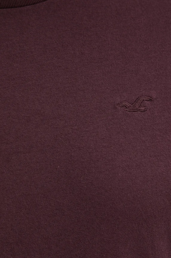 Hollister Co. pamut póló KI324.2136.420 burgundia