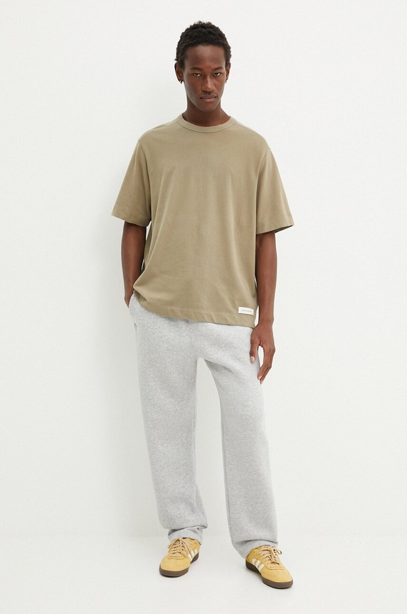 Bavlněné tričko Abercrombie & Fitch KI124.4503.308 zelená AW24