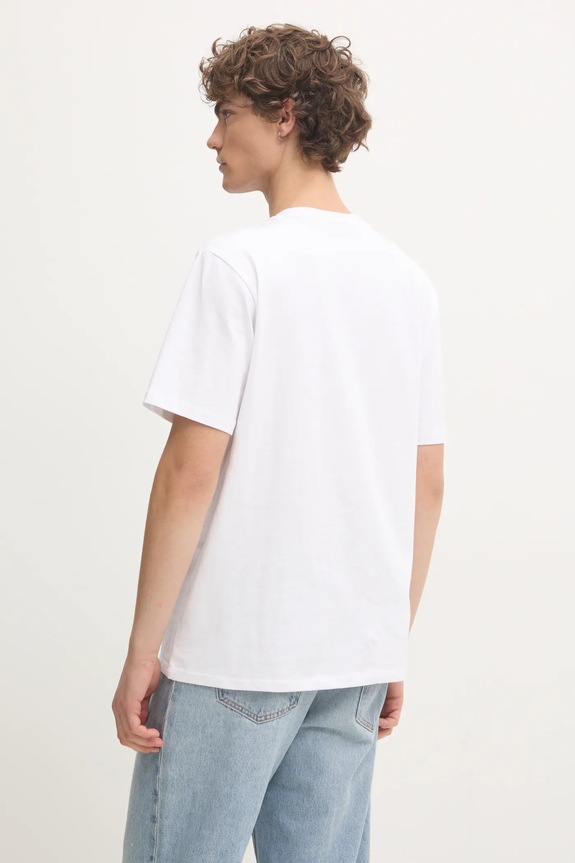 Îmbrăcăminte Superdry tricou din bumbac M1012028A.T7X alb