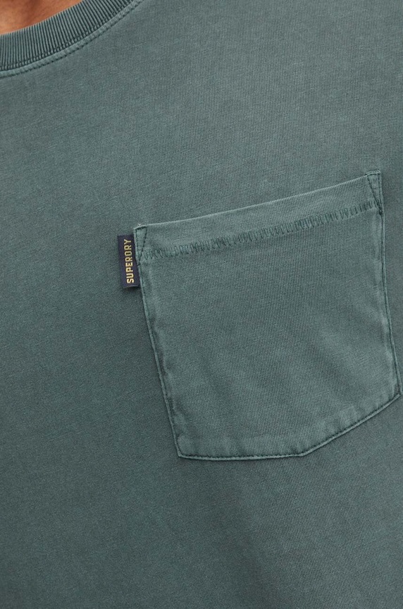 Bavlněné tričko Superdry zelená M1012037A.C6V
