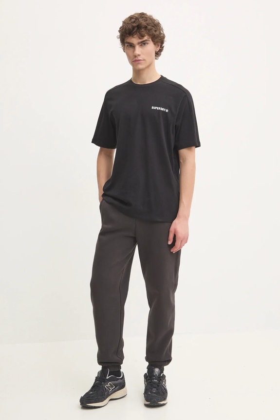 Bavlnené tričko Superdry M1012083A.02A čierna AW24
