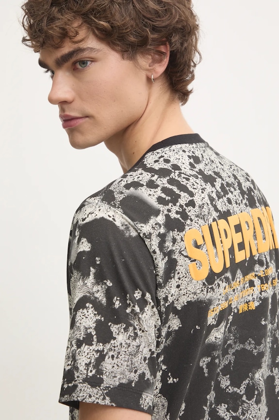 Bavlnené tričko Superdry M1012034A.D7X čierna