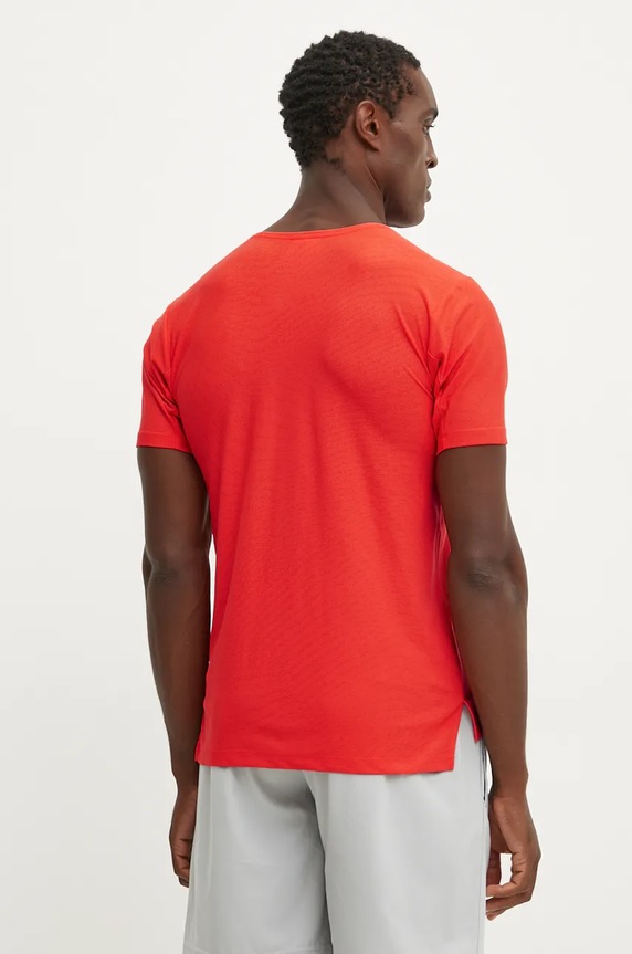 Odzież New Balance t-shirt do biegania Athletics Jacquard MT41281NEF czerwony
