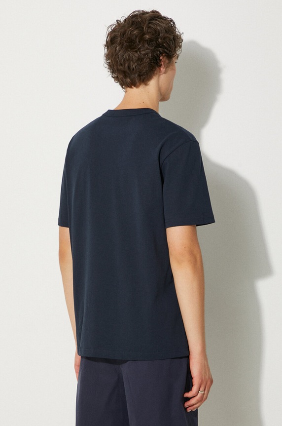 Oblečení Bavlněné tričko A.P.C. t-shirt boxy petit vpc COHBQ.H26391 námořnická modř