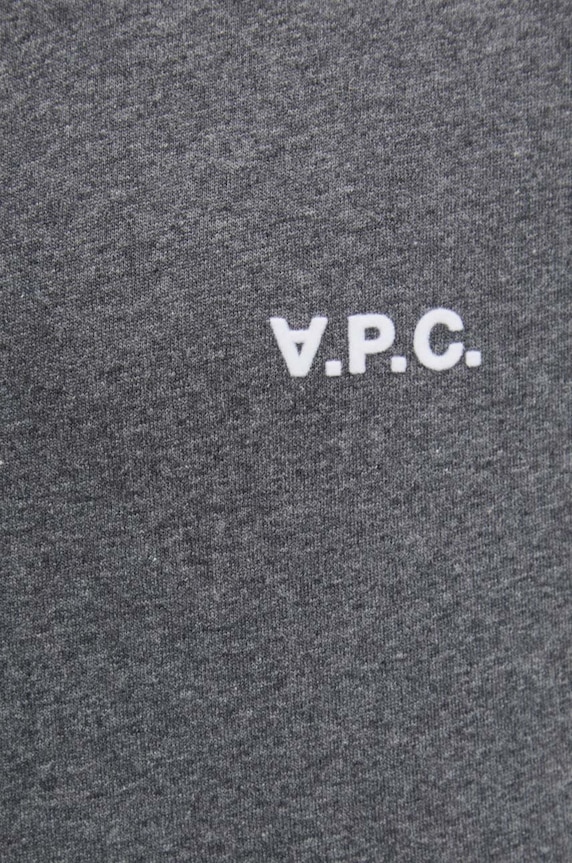 Pamučna majica A.P.C. t-shirt boxy petit vpc COHBQ.H26391 siva