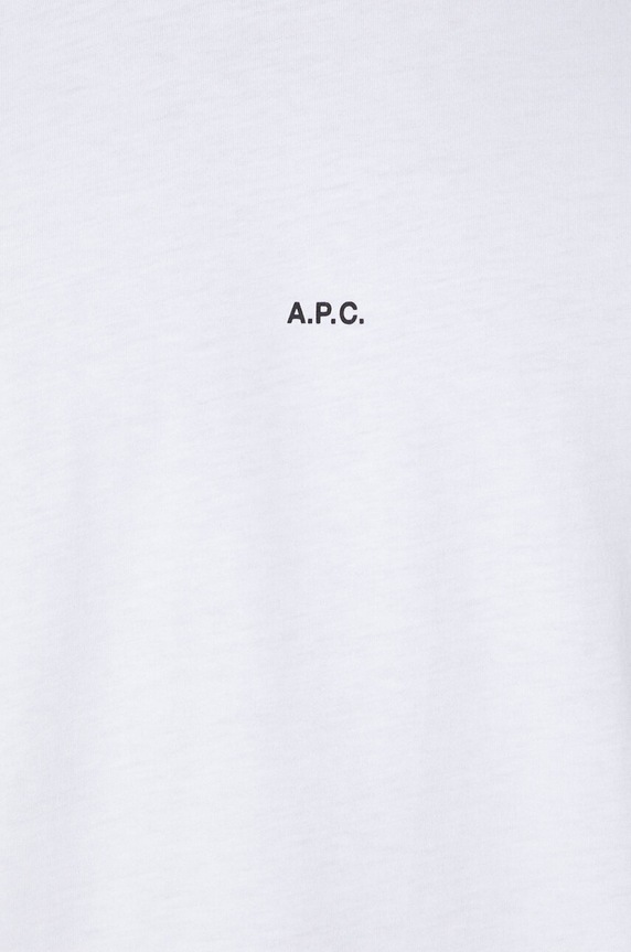 A.P.C. cotton t-shirt boxy micro logo GOTS COHBW.H26386