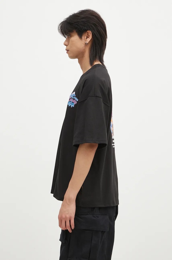 Alpha Industries cotton t-shirt Candy Crew 148509 black AW24