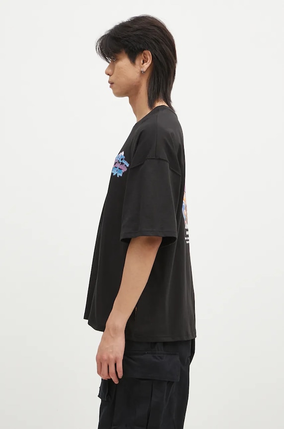 Alpha Industries cotton t-shirt Candy Crew 148509 black AW24