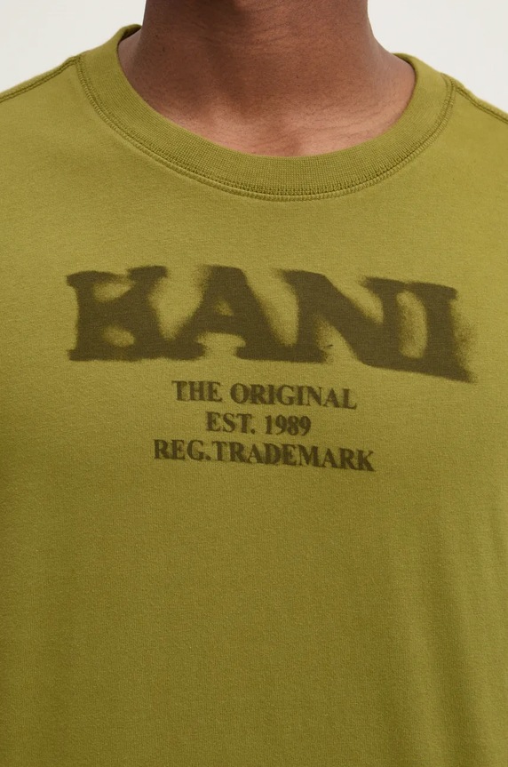 Karl Kani t-shirt bawełniany 60300095 zielony